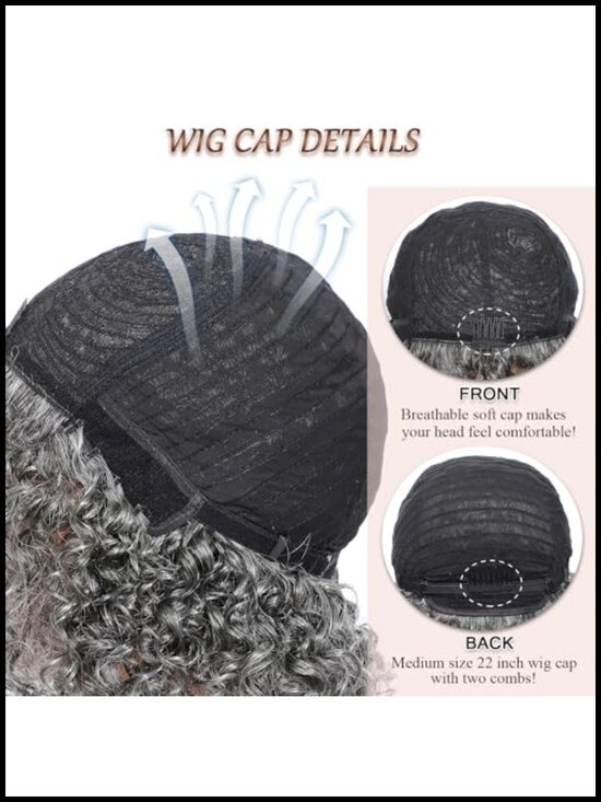 8 Inch Pixie Cut Human Hair Wig for Black Women, Straight Layered, Glueless, main image 4